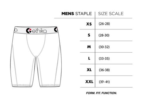 ethika boxers|ethika boxers size chart.